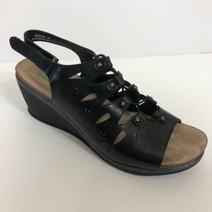 BareTraps | Natasha Black Sandals with Memory Foam